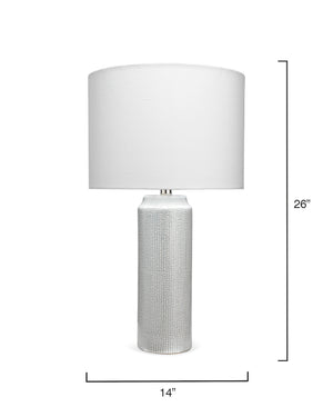 Bella Ceramic Table Lamp, Blue
