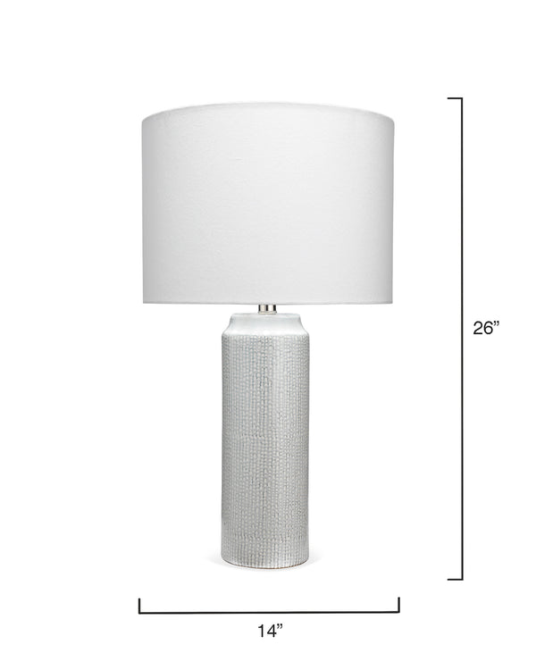 Bella Ceramic Table Lamp, Blue