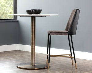 Klaus Counter Stool - Black - Sparrow Grey / Napa Black