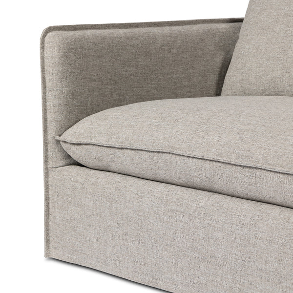 Andre Outdoor Sofa 96" in Alessi Slate