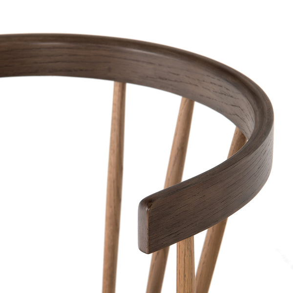 Naples Dining Chair In Light Cocoa Oak