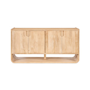Laguna Solid Wood 4Dr Buffet in Natural Maple