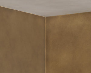 BLAKELY SIDE TABLE - ANTIQUE BRASS