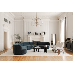 Moe's Fishbone Sideboard in Black Mango Wood