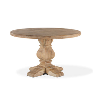 San Rafael 48" Round Dining Table Antique Oak