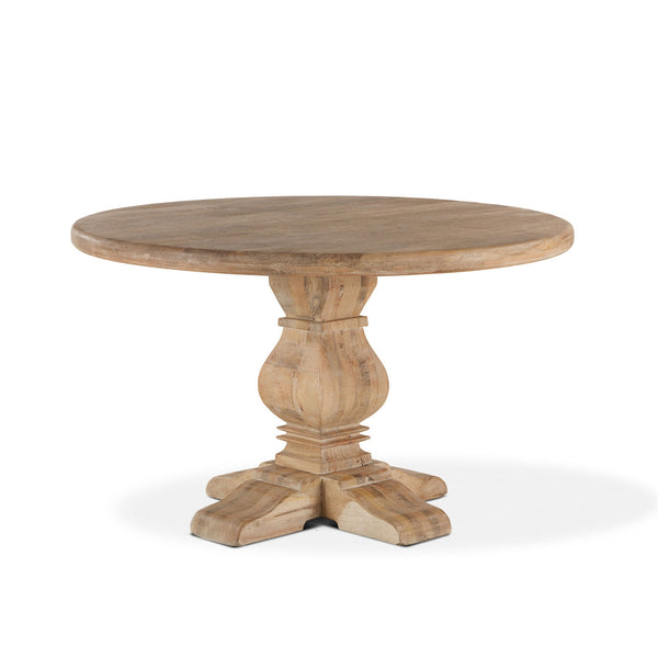 San Rafael 48" Round Dining Table Antique Oak
