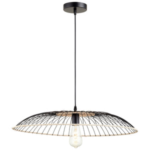 Parasol Pendant in Matte Black