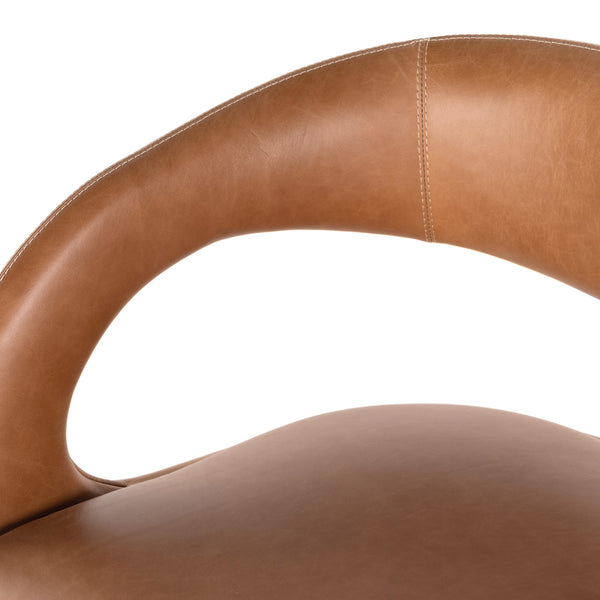 HAWKINS DINING BENCH IN SONOMA BUTTERSCOTCH LEATHER