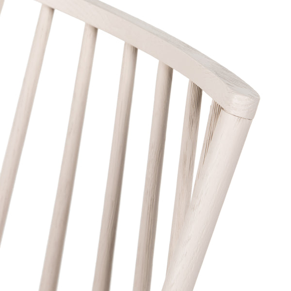 Lewis Windsor Chair W Cushion In Off White