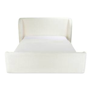 Sophia Queen Storage Bed in Cream with Drawers