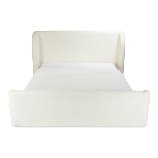 Sophia Queen Storage Bed in Cream with Drawers