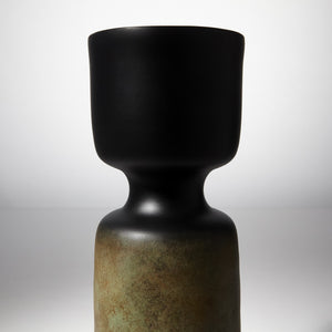 Small Chalice Vase in Rustic Patina