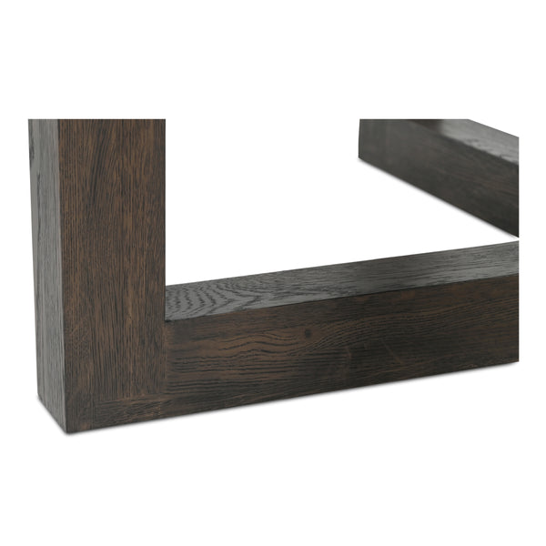 Moe's Joel Solid Oak Dining Table Dark Brown