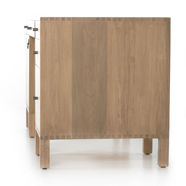 Isador Executive Desk In Dry Wash Poplar