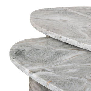 Zion Nesting Coffee Table Set - Sage Onyx