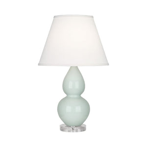 Celadon Small Double Gourd Accent Lamp