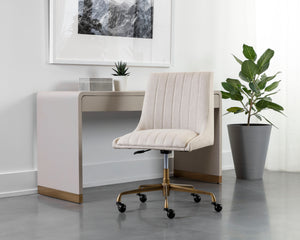 HALDEN OFFICE CHAIR - BEIGE LINEN