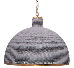 Big Sur 1-Light Beaded Chandelier, Slate Blue