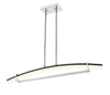 Arc 1 Light Chandelier in Chrome Finish