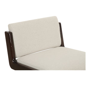 Moe's Edie Accent Chair in Flecked Ivory