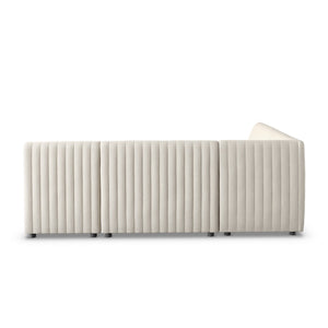 Augustine Dining Banquette, L-Shape - Capri Oatmeal