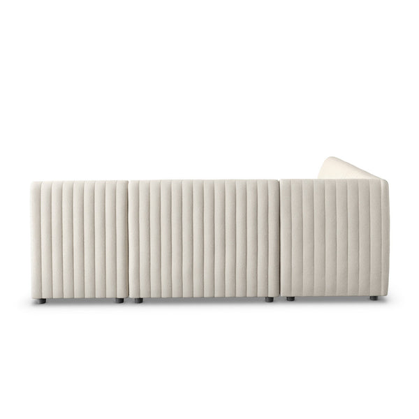 Augustine Dining Banquette, L-Shape - Capri Oatmeal