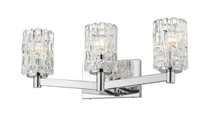 Aubrey 3 Light Vanity in Chrome Finish