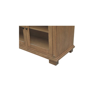 Moe's Lillian Sideboard Brown with Glass Doors