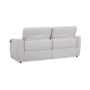 Ostend Upholstered Power Recliner Sofa with Headrest - Gray