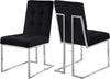 Sara Dining Chair In Black Velvet