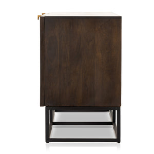 Kelby Closed Media Console In Brown