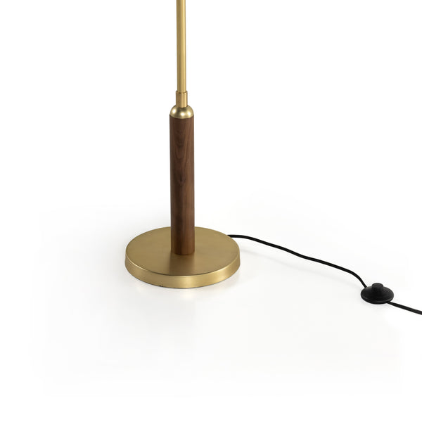 Colome Floor Lamp In Natural Walnut