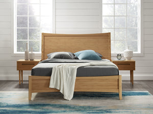 Willow Eastern King Platform Bed, Caramelized