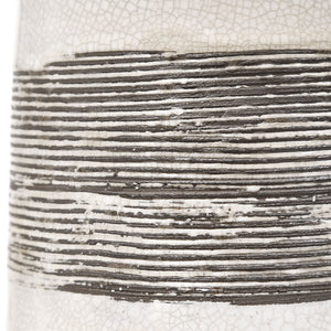 Comanche White Crackle Table Lamp