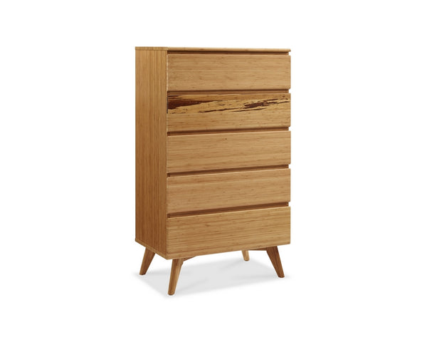 Caramelized Azara Five Drawer Chest