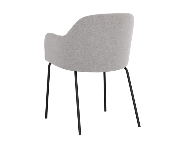 HENSLEY DINING ARMCHAIR - MINA WARM GREY