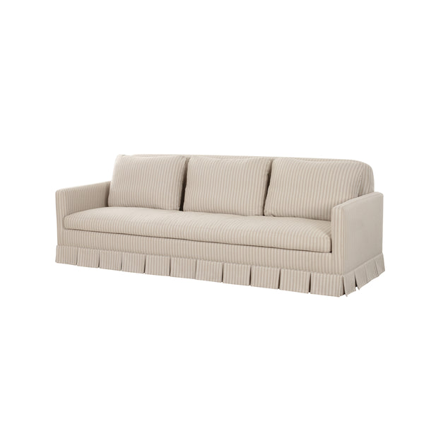 Pellicano Sofa Beige Stripe by Gillian Segal