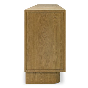 Marcelle Sideboard White with Chunky Legs