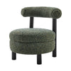 Esther Boucle Accent Chair, Speckled Green