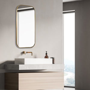 Taft Plated Brass Mirror