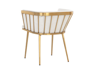 CAILY DINING ARMCHAIR - POLO CLUB MUSLIN
