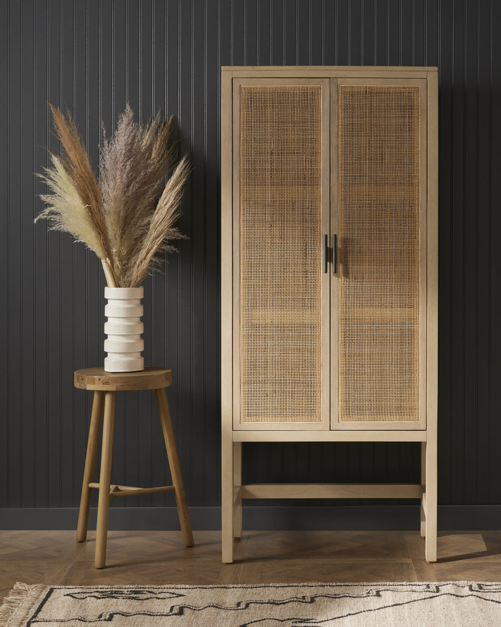 Caprice Narrow Cabinet In Natural Mango