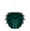 Aluvia Medium Plug-In Pendant in Forest with White Cord