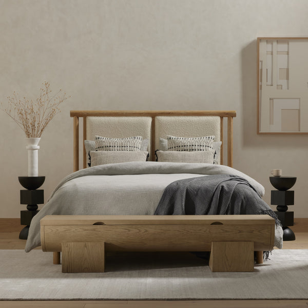 Montana Bed In Altro Snow In Queen