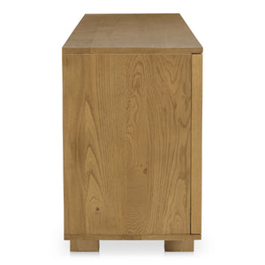 Moe's Henley Sideboard in Solid Oak, Brown