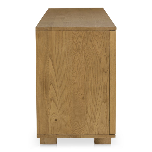 Moe's Henley Sideboard in Solid Oak, Brown