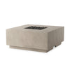 Donovan Outdoor Fire Table In Natural Concrete