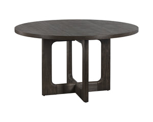 Cypher Dining Table Top - Wood - Dark Brown - 55"