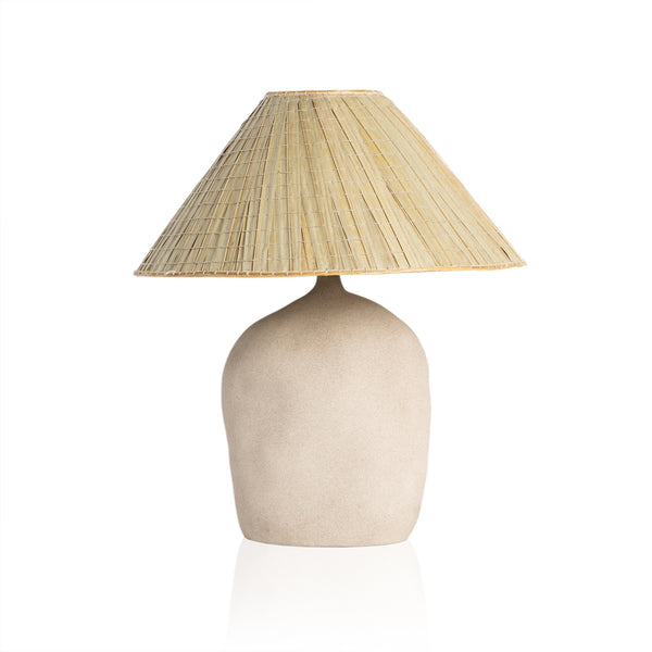Cobb Table Lamp In Sand Porcelain