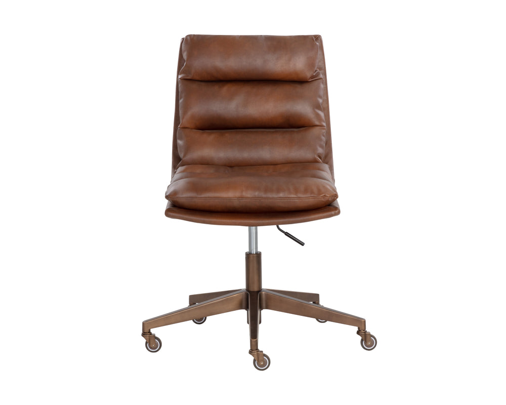 STINSON OFFICE CHAIR - BRAVO COGNAC